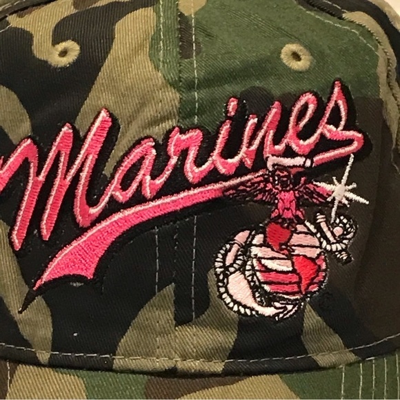 CapSmith Inc - Woman's United States Marine Corp USMC Adjustable Ball Cap - Picture 3 of 14